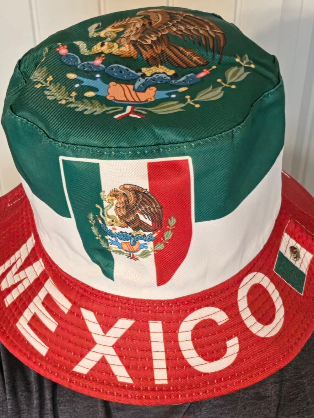 MEXICO 2026 World Cup unisex reversible bucket hat one size gorro cachucha - Picture 2 of 9
